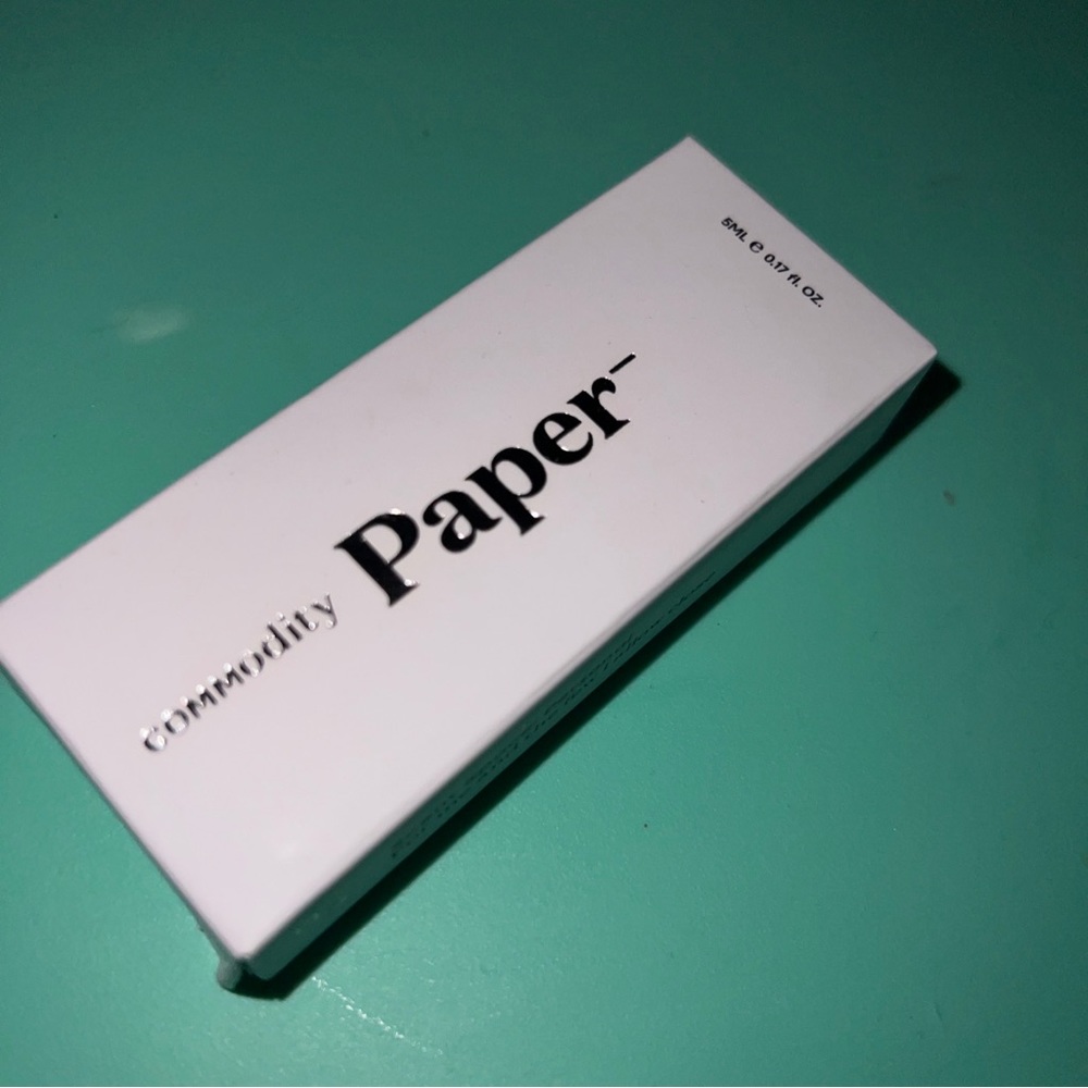 NEW COMMODITY Paper Minus PERFUME  5 ml 0.17 oz travel mini New in Box PARFUM